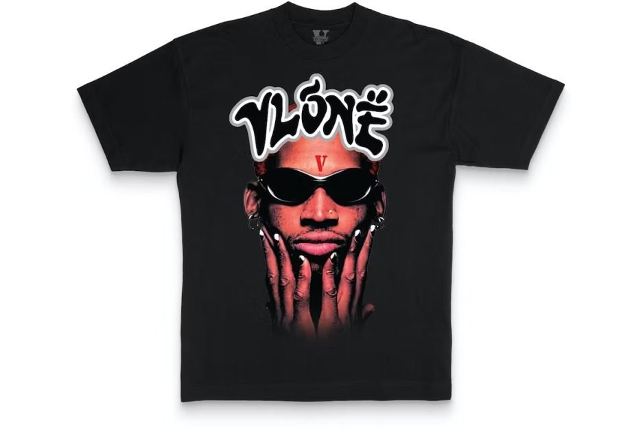 Vlone Rodman Logo T-shirt Black