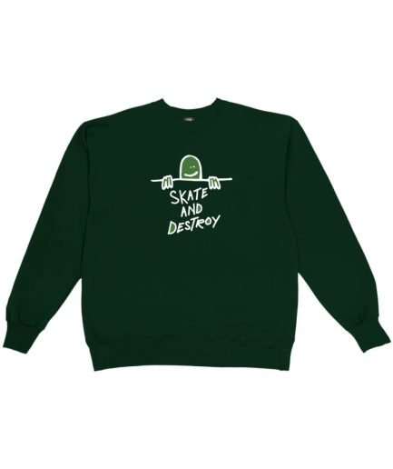 Thrasher GONZ Sad Logo Crewneck – Green